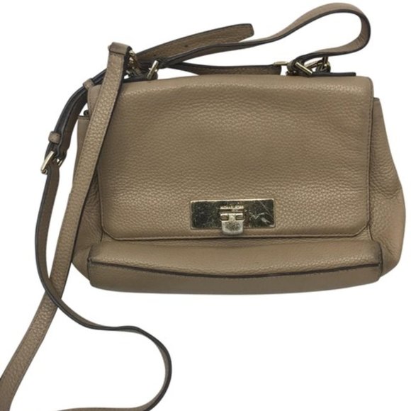 Michael Kors Tan Small Leather CrossBody Bag - Picture 1 of 8